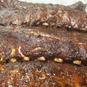Full Rack of Ribs W/ 2 sides